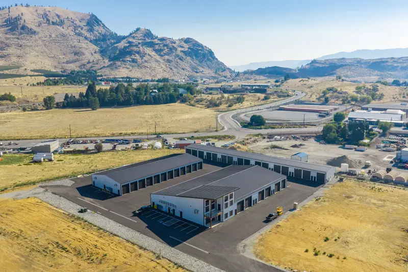 Aerial Beside Rugged Chelan Peaks