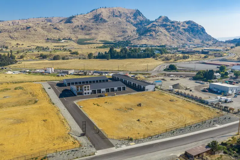 Drone View Across The Valley